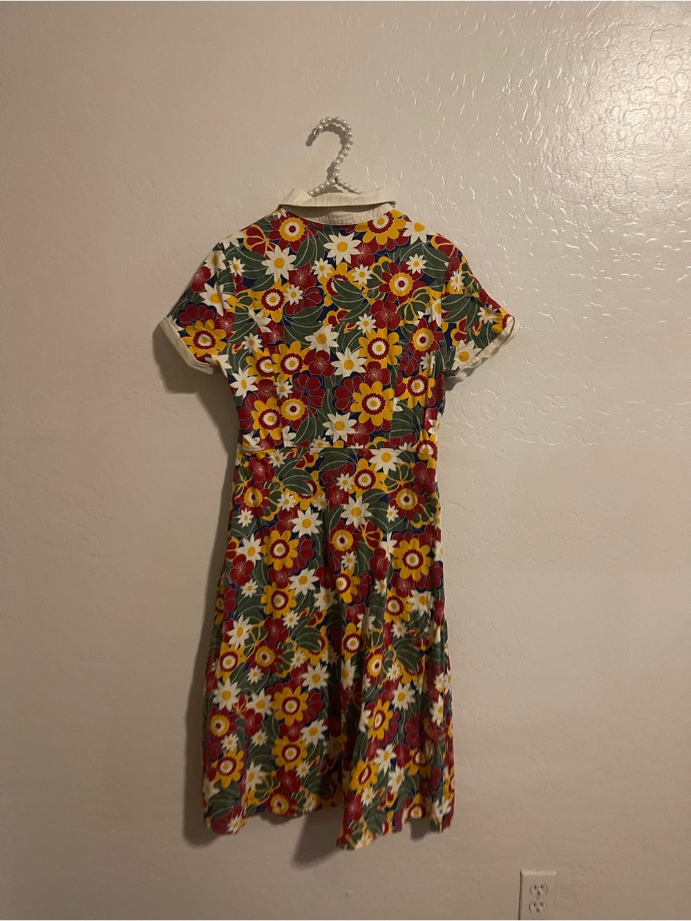 Modcloth Bright and Beautiful Tropical Romancer A-Line Midi Dress Sz 10 - Picture 4 of 5